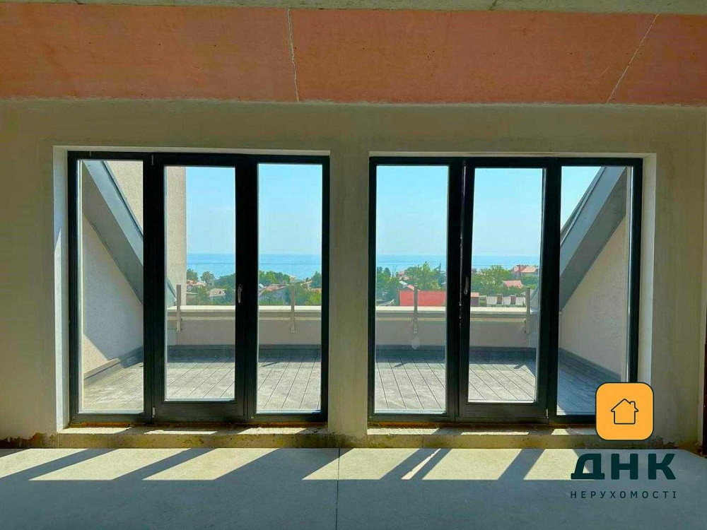 ‼️Прямой вид на море Трёхкомнатный Пентхаус 140м2 с террасой Фонтан Одеса - зображення 4