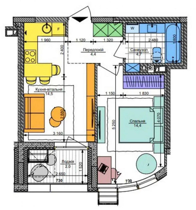 Топ ціна! 1-кімн. кв-ра 40 метрів ЖК Respublika/Республіка Теремки Київ - зображення 8