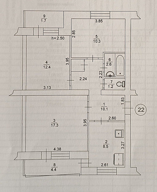 3к квартира з панорамним краєвидом та чудовою локацією. Київ - зображення 1
