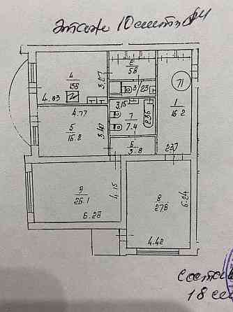 Оренда 3- кімнатна  125 кв.м. ОБОЛОНЬ, вул. В.Івасюка 12-г Киев