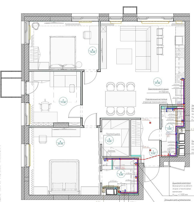 NEW! ЖК TRIIINITY/ТРІНІТІ 106 м2 вул.Тютюнника 39 Печерськ Центр Без % Київ - зображення 2