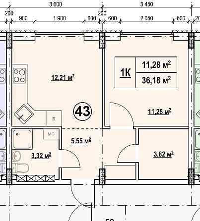 Однокімнатна квартира Київ Дарницький район Київ