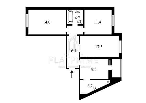 Продаж 4 кімнатна Троєщина Милославська з ремонтом Київ