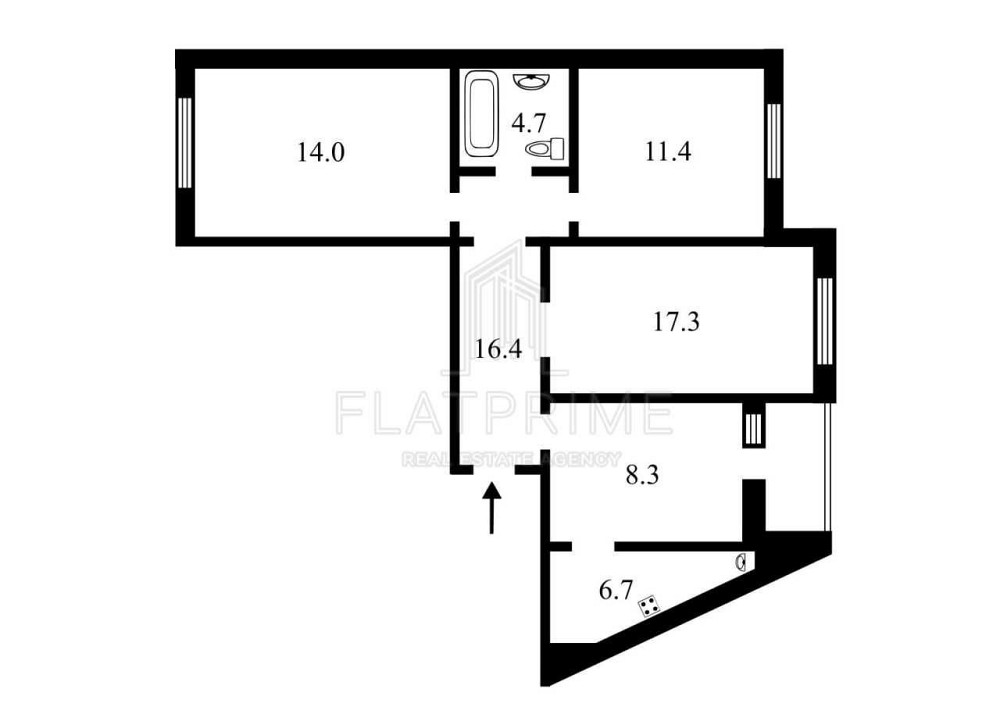 Продаж 4 кімнатна Троєщина Милославська з ремонтом Київ - зображення 2