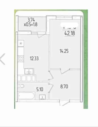ЖК 60 Перлина вид на іпподром ! 42 кв.м Одеса