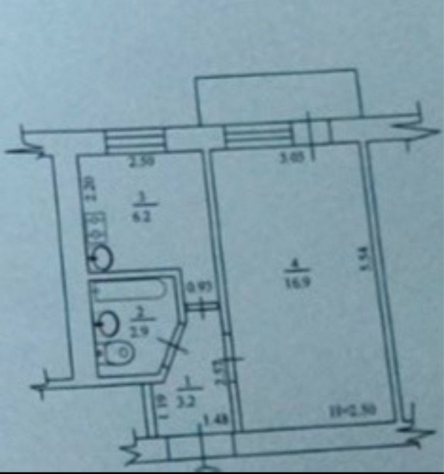 1к.из.кв. 32 м2 возле ст.м. Бот.сад. РЕАЛЬНАЯ.по цене гостинки-13999$ Харьков - изображение 6