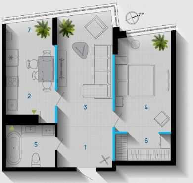 Продаж зданої 2-кімнатної квартири в центрі міста ЖК А5 Івано-Франківськ - зображення 2