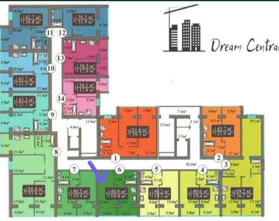 ЖК Dream Central.Центр.Автономное отопление. Миколаїв