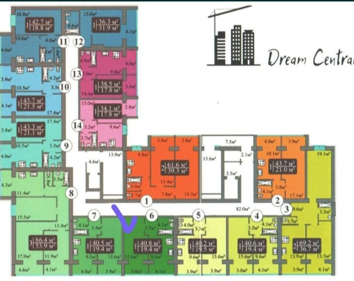 ЖК Dream Central.Центр.Автономное отопление. Николаев - изображение 5