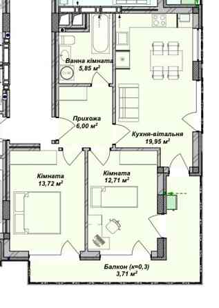 Без відсотків/Без комісій/Продаж 2к квартири ЖК Кристал/ЖК Crystal Ужгород