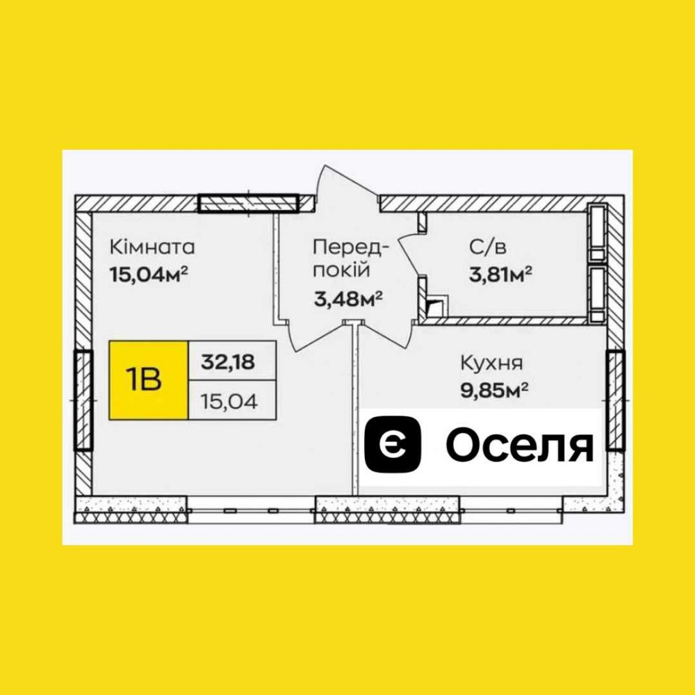 Однокімнатна біля ЦЕНТРУ | Сертифікати, ЄОСЕЛЯ | 10 500 ₴в місяць! Київ - зображення 1