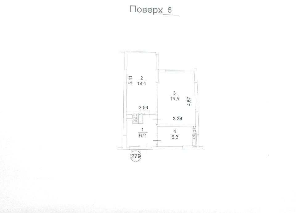 Світла квартира 41,1 м.кв., з розпочатим ремонтом.ЖК Добре місто2.Без% Чабани - зображення 3