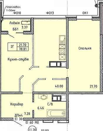 2к ЖК Олимпийский малый фонтан Парк Победы вид на море Одеса