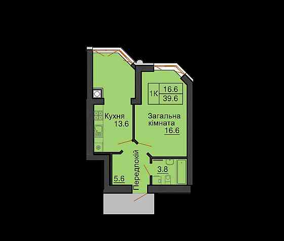 1 к однокімнатна квартира ЖК Софія Клубний поряд з Києвом Софіївська Борщагівка