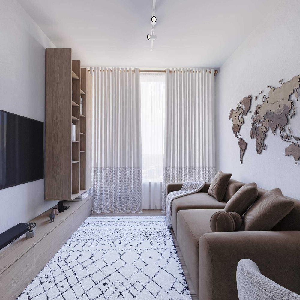 2 кім. квартира ЖК Family Plaza дизайн проект Івано-Франківськ - зображення 1