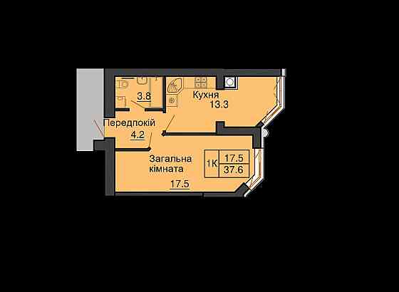 1 к квартира ЖК Софія Клубний поряд з Києвом Софіївська Борщагівка