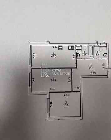 Продаж 3к квартири 82 м2 в ЖК «Новопечерська Вежа» без ремонту Киев