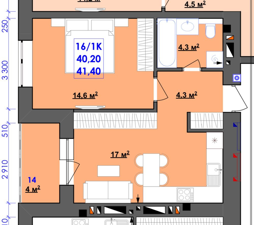 Терміново! 1 кім квартира біля річки Івано-Франківськ - зображення 1