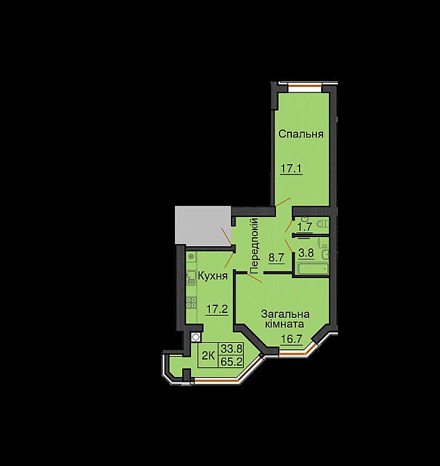 ВИГІДНА ЦІНА 2 к двокімнатна квартира ЖК СОФІЯ  КЛУБНИЙ поряд з Києвом Софіївська Борщагівка - зображення 1