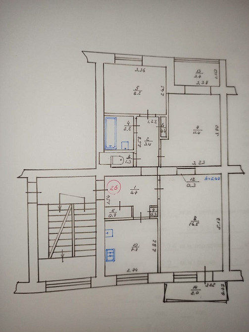 Трикімнатна квартира на 3 мкр-н. Вознесенск - изображение 4