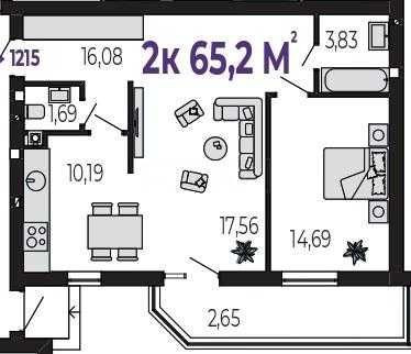 Продається 2 кімнатна квартира з патіо .Елітний малоповерховий ЖК Крихівці - зображення 8