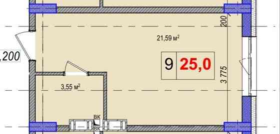 Продається квартира в Солом'янському районі,25 м.кв. без %та переплат. Київ