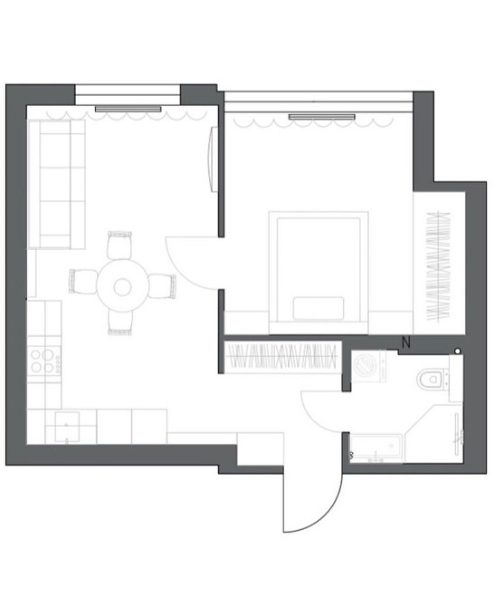 Дизайнерська 1к ЖК Okland Окленд ( Time Квартет Sherwood ) Київ - зображення 7