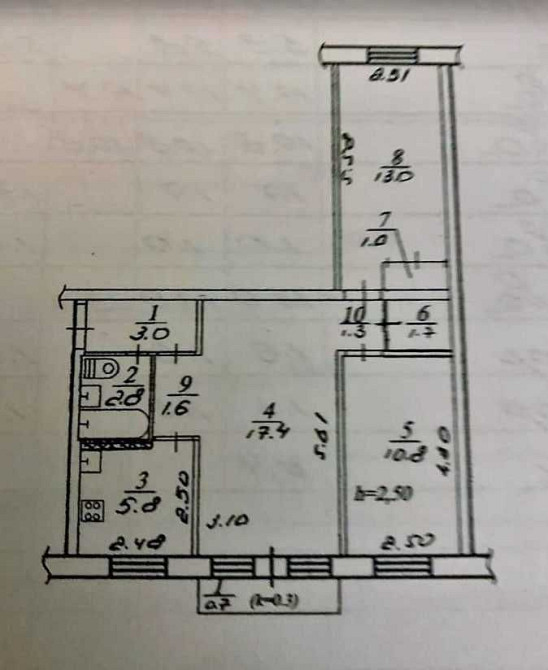 Продам 3к квартиру Косиора ( Правда) Дніпро - зображення 7