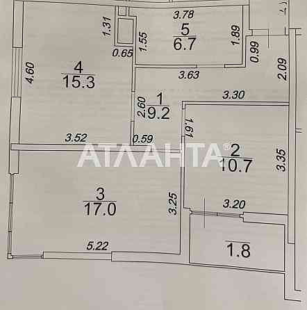 Краснова/63 Жемчужина. 2-х ком. квартира востребованной планировки. Одеса