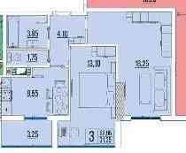 Рассрочка в сданном доме на 2-х ком квартиру. Госпрограммы. Одеса