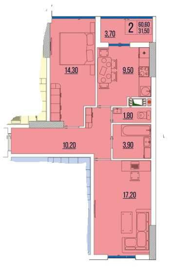 Рассрочка в сданном доме на 2-х ком квартиру. Госпрограммы. Одеса - зображення 4