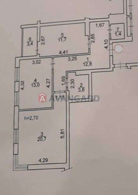 2 кімнатна ЖК Бережанський Оболонь ТЦ Полярний Леруа Мерлен Киев - изображение 2