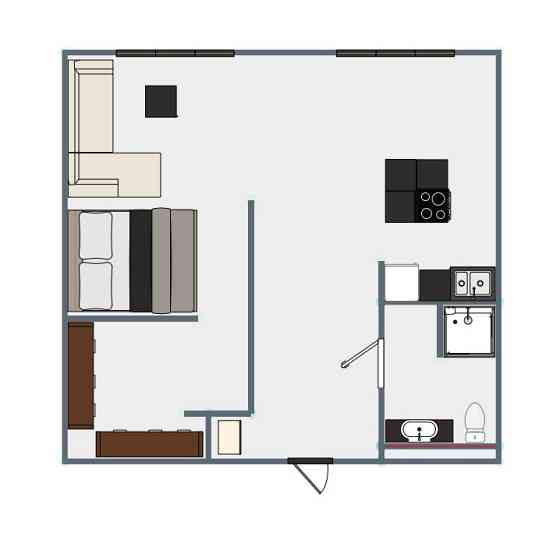 Без%, студія, ЖК L-kvartal, бульвар Вацлава Гавела 6/7-а, Генератор Киев