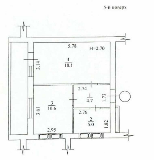 Продам видову 1-к квартиру, 5\16 Харьков - изображение 7