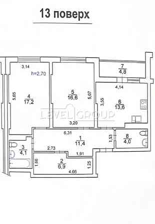 Продаж 2к  вул.Загорівська,25 ЖК Баговутівський Шевченківський р-н Киев