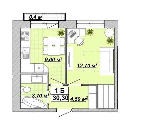 1 кімнатна центр міста Івано-Франківськ