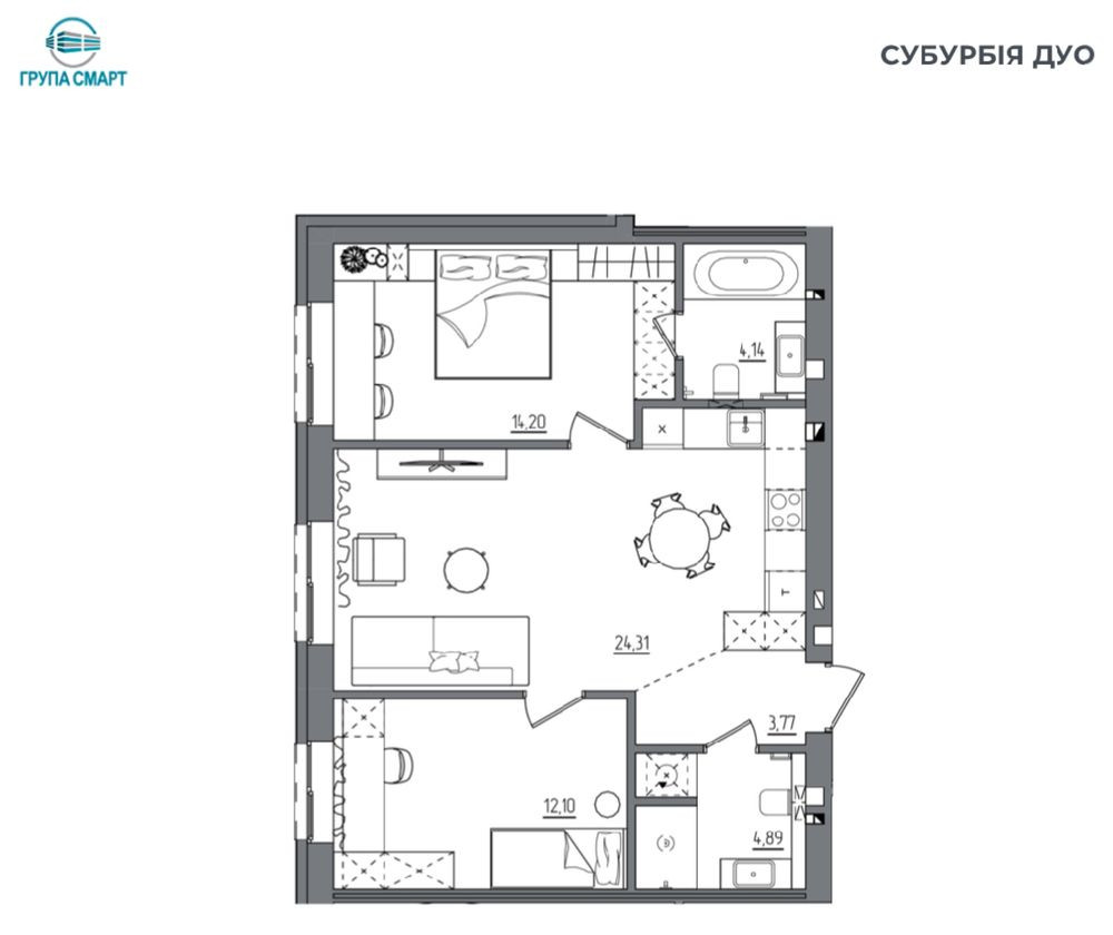 !2кімнатна від забудовника! Ровно - изображение 2