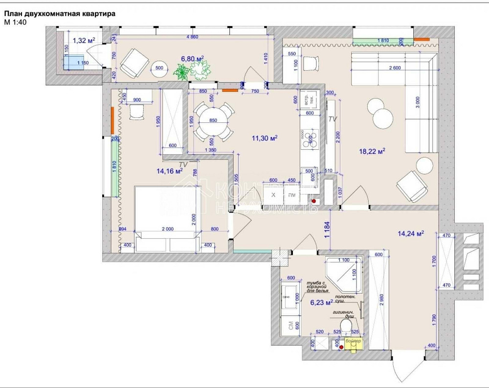 Продам 2к. ЖК Дипломат м. Ботанічний сад Харків - зображення 3