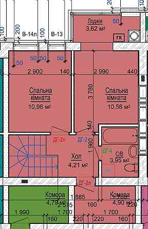 Дворівнева двокімнатна квартира 78 м² в У-Кварталі. Знижка 15% Софіївська Борщагівка