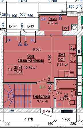 Дворівнева двокімнатна квартира 78 м² в У-Кварталі. Знижка 15% Софіївська Борщагівка