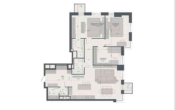 Без% от собственика ЖК Тринити Trinity 125 м2 Тютюнника 39/2 Київ