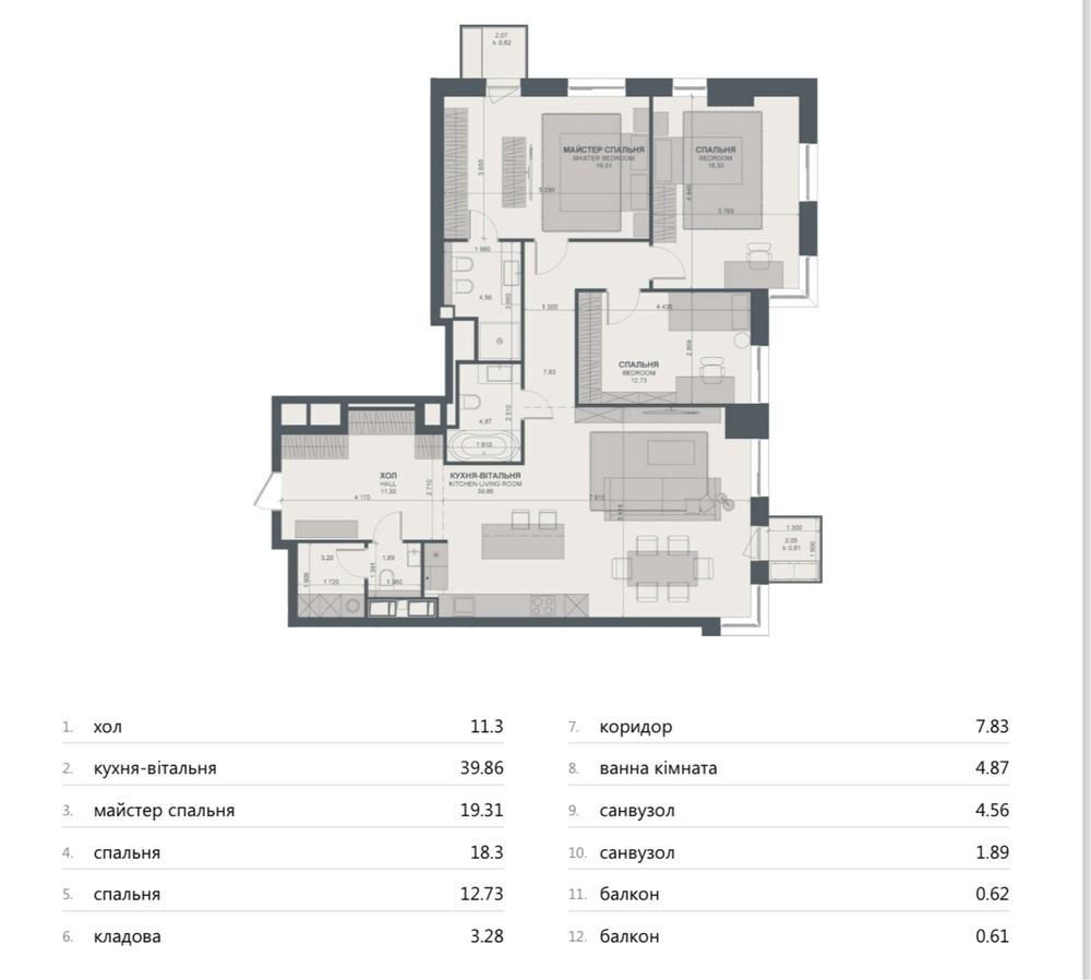Без% от собственика ЖК Тринити Trinity 125 м2 Тютюнника 39/2 Київ - зображення 2