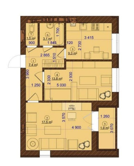 2 кімнатна квартира в готовому будинку , без комісії!% Ворзель - изображение 2