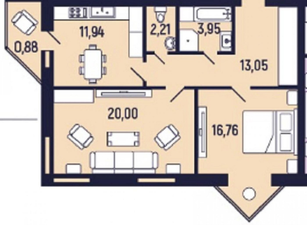 ДВОкімнатна квартира з котлом | ПАСІЧНА Івано-Франківськ - зображення 2