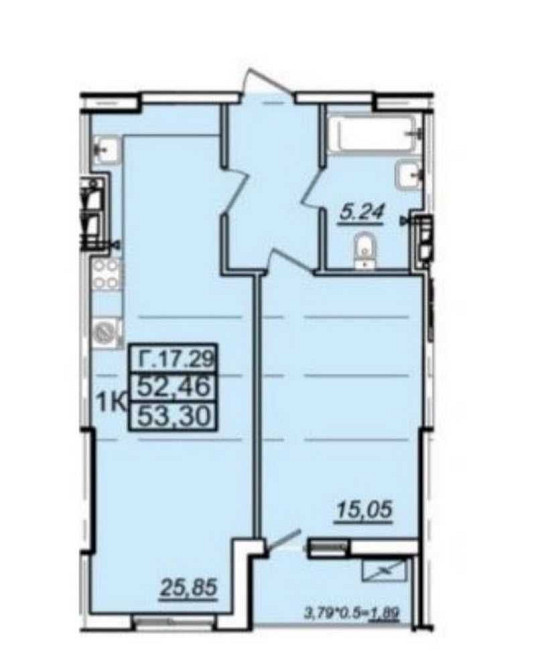 Продам Красивую квартиру в ЖК Родос 55м Ремонт/ Аркадия/ Сады Победы Одесса - изображение 2