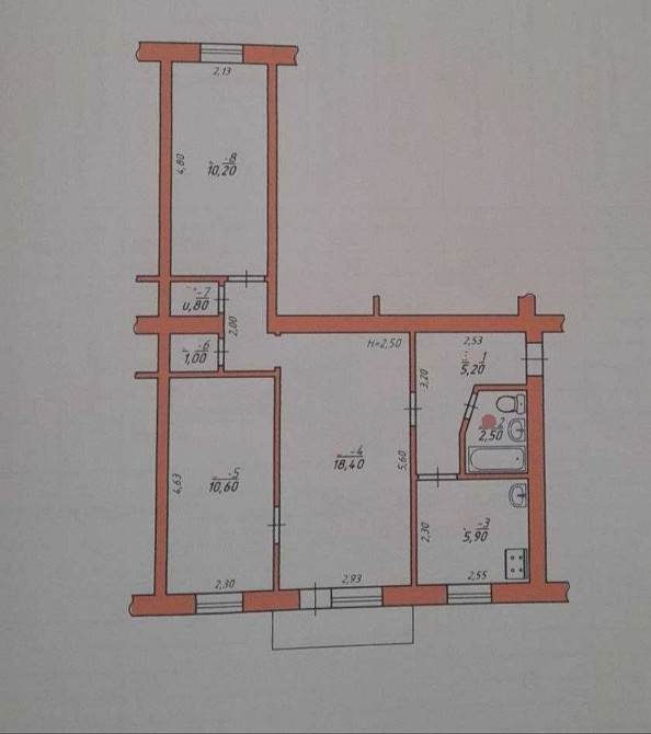 3 кімнатна квартира Проспект Незалежності Черновцы - изображение 1