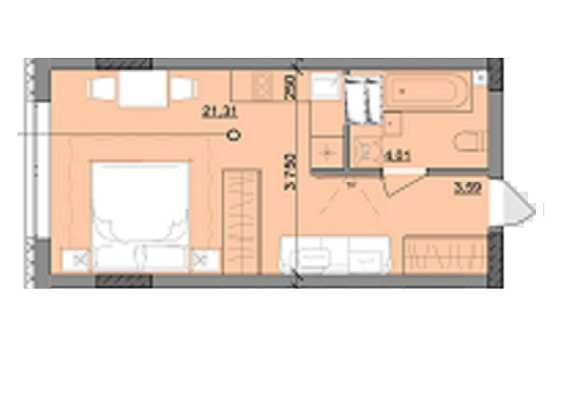 Квартира студія в новому ЖК на Сахарова. Ціна вигідна! Одесса - изображение 2