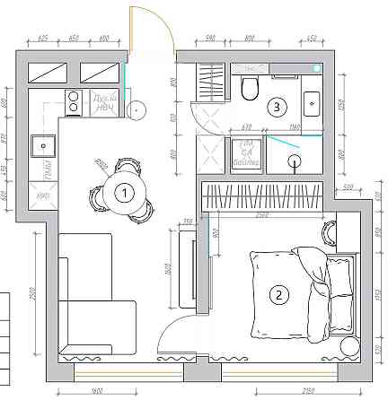 Ексклюзивна 1-к зі спальнею у ЖК White Lines Вайт Лайнс Голосіївський Київ