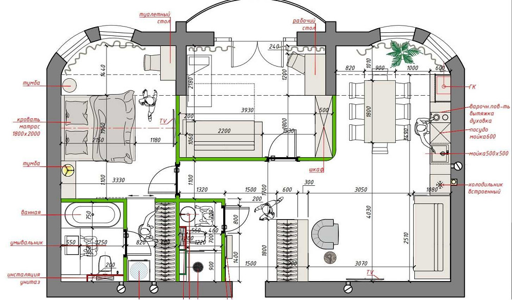 Прекрасная  квартира в новом доме "Виндзор", центр, 75 кв.м Одесса - изображение 2