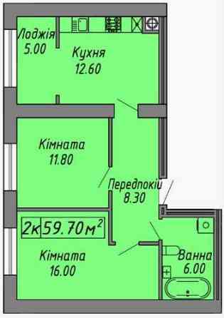 ЦЕНТР/Продається 2к квартира в сучасному ЖК/Інд. опалення/Розтермін. Івано-Франківськ
